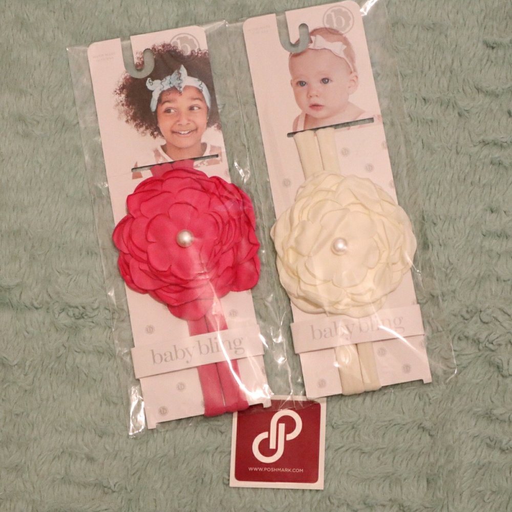 Baby Bling Flower Headbands